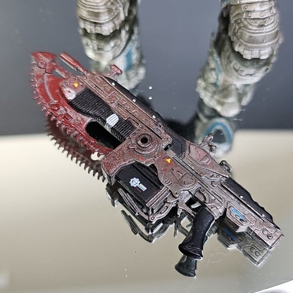 Neca Gears Of War 2 COG Soldier 7" Action Figure With Rifle - Picture 12 of 15